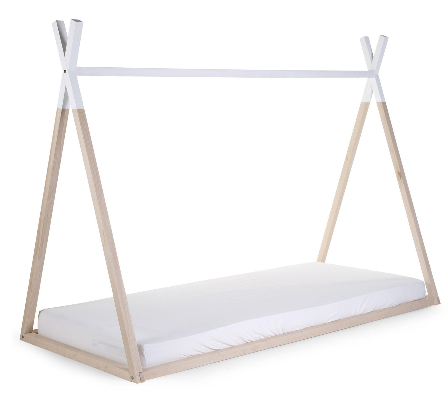 Structure de lit pour Tipi naturel & blanc (90 x 200 cm) - Childhome