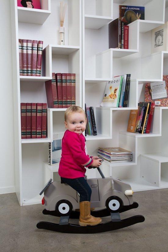 Voiture à bascule en bois grise  - Childhome