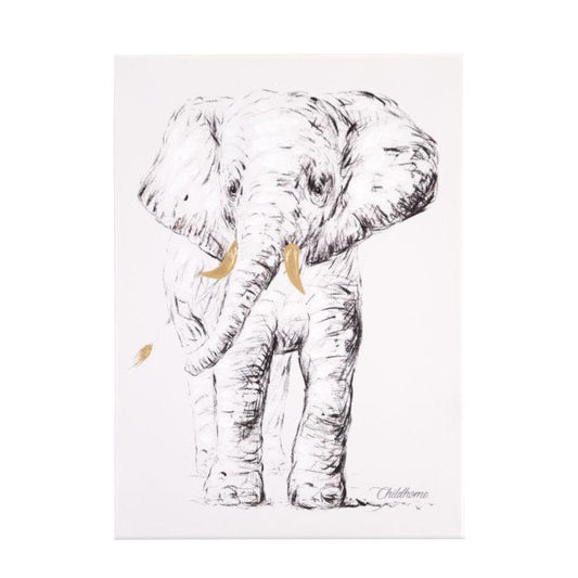 Peinture éléphant (30 x 40 cm) - Childhome