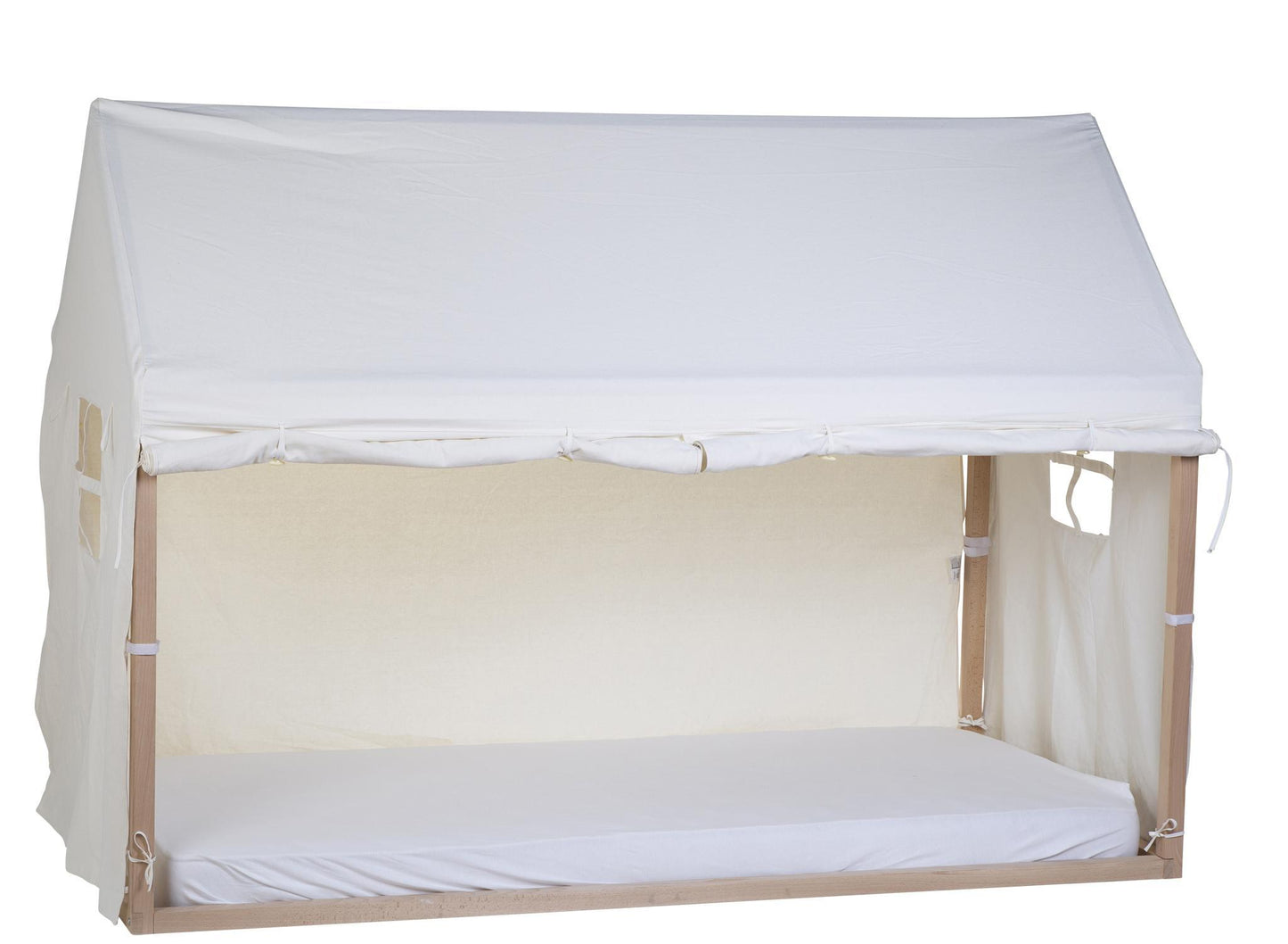 Toile pour lit cabane blanc (90 x 200 cm) - Childhome