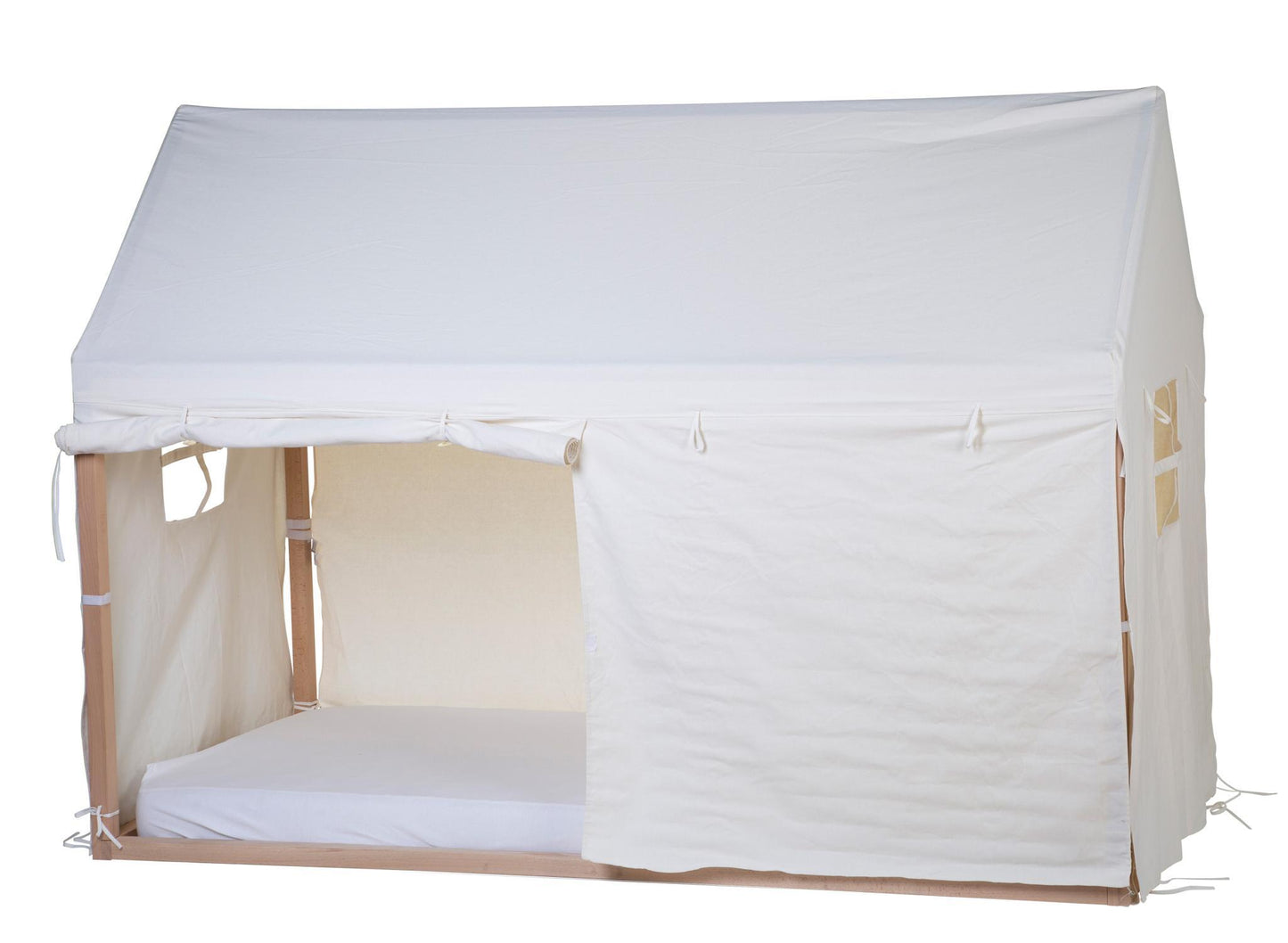 Toile pour lit cabane blanc (90 x 200 cm) - Childhome