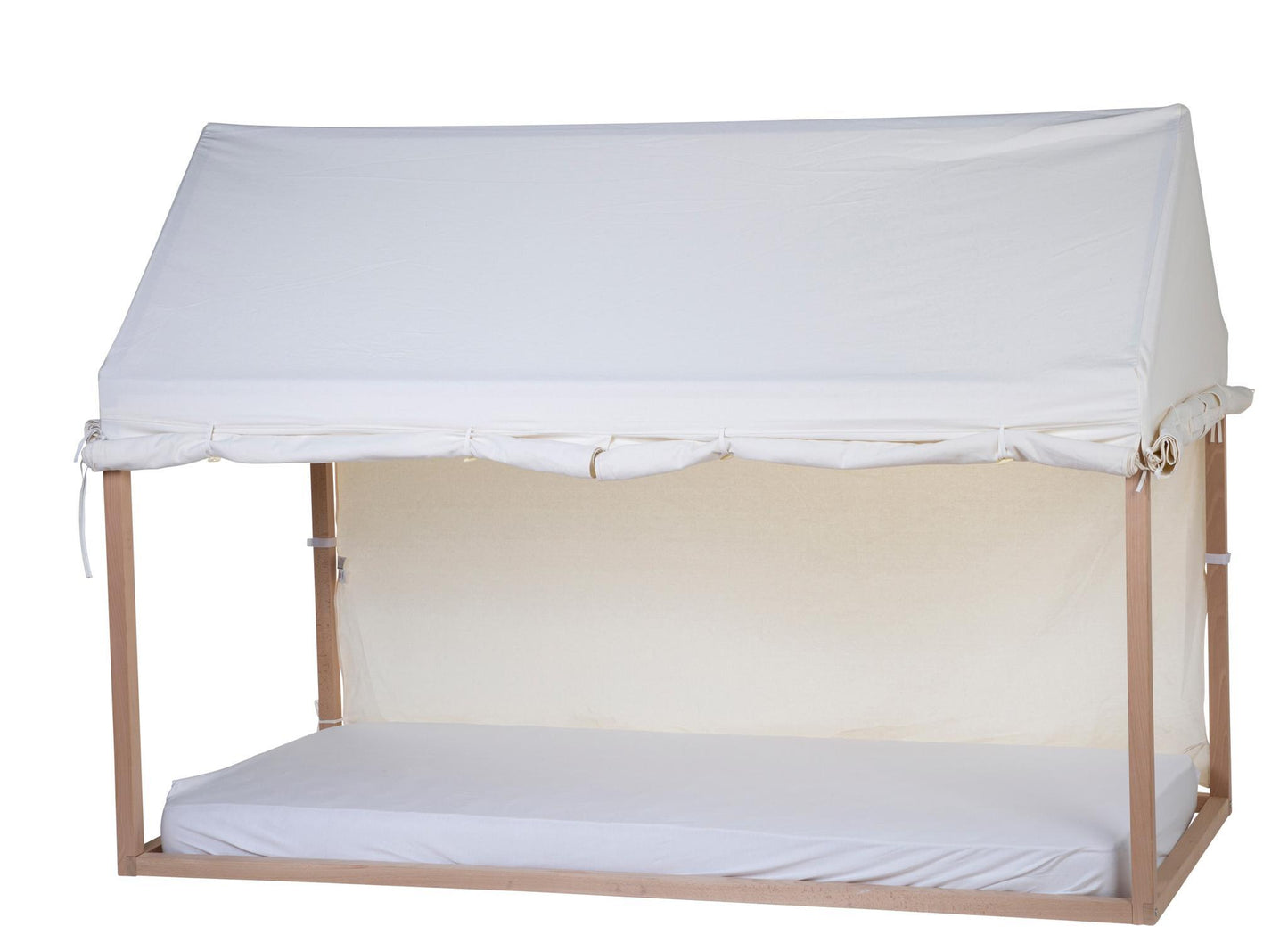 Toile pour lit cabane blanc (90 x 200 cm) - Childhome