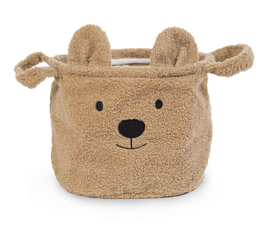 Panier de rangement Teddy S Brun - Childhome