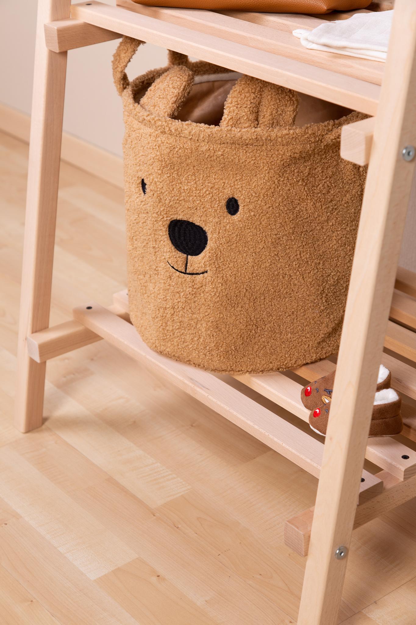 Panier de rangement Teddy M Brun - Childhome