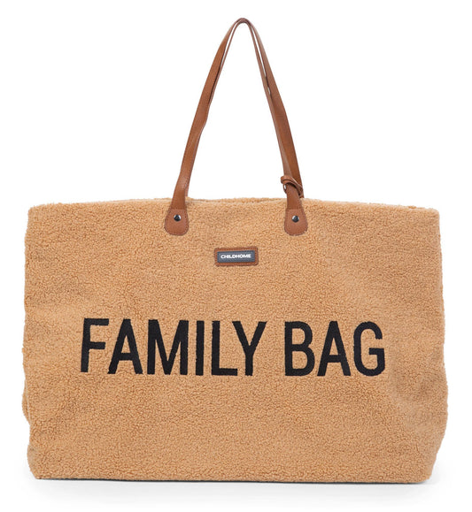 Sac à langer family bag Teddy beige - Childhome