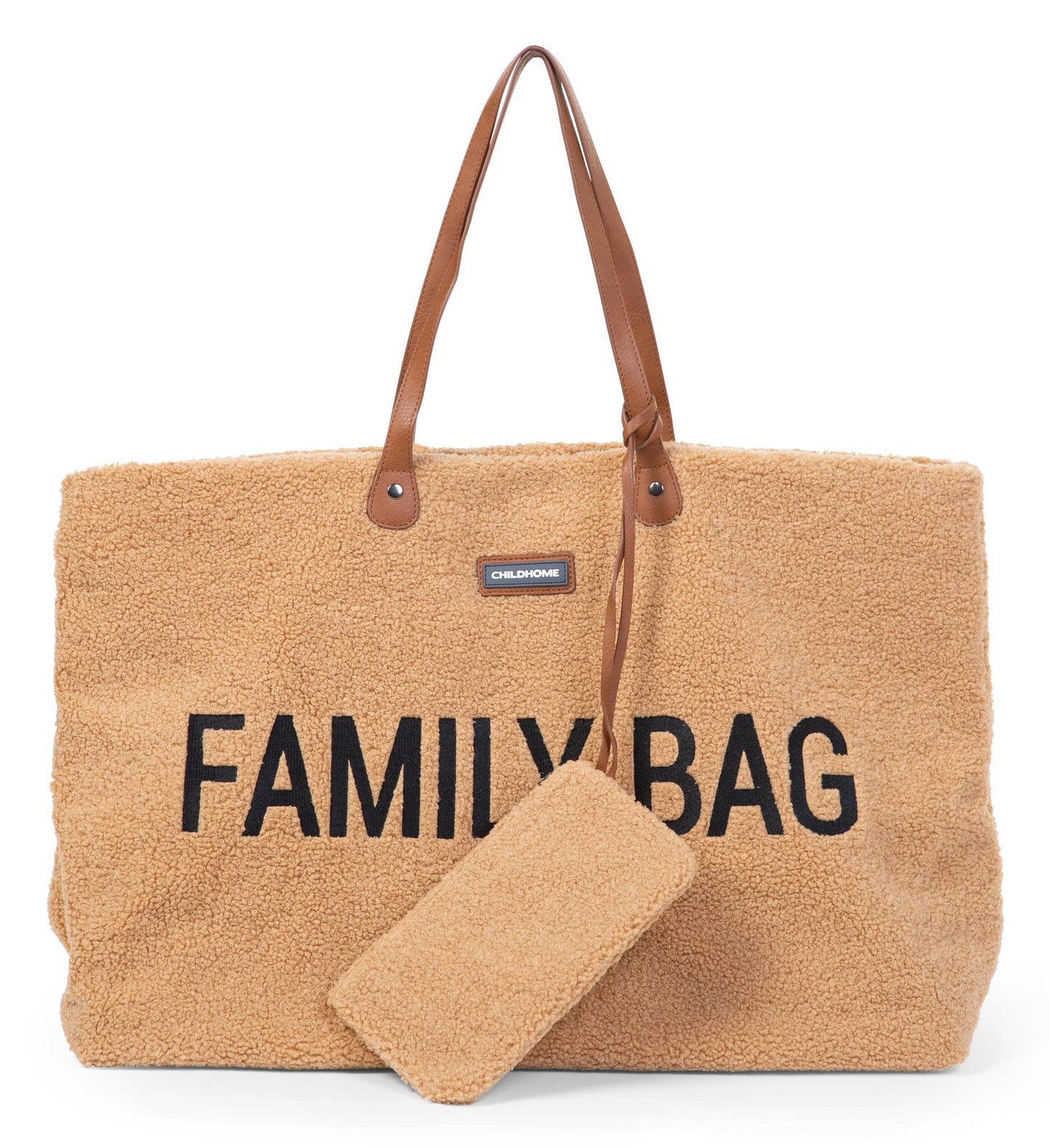 Sac à langer family bag Teddy beige - Childhome