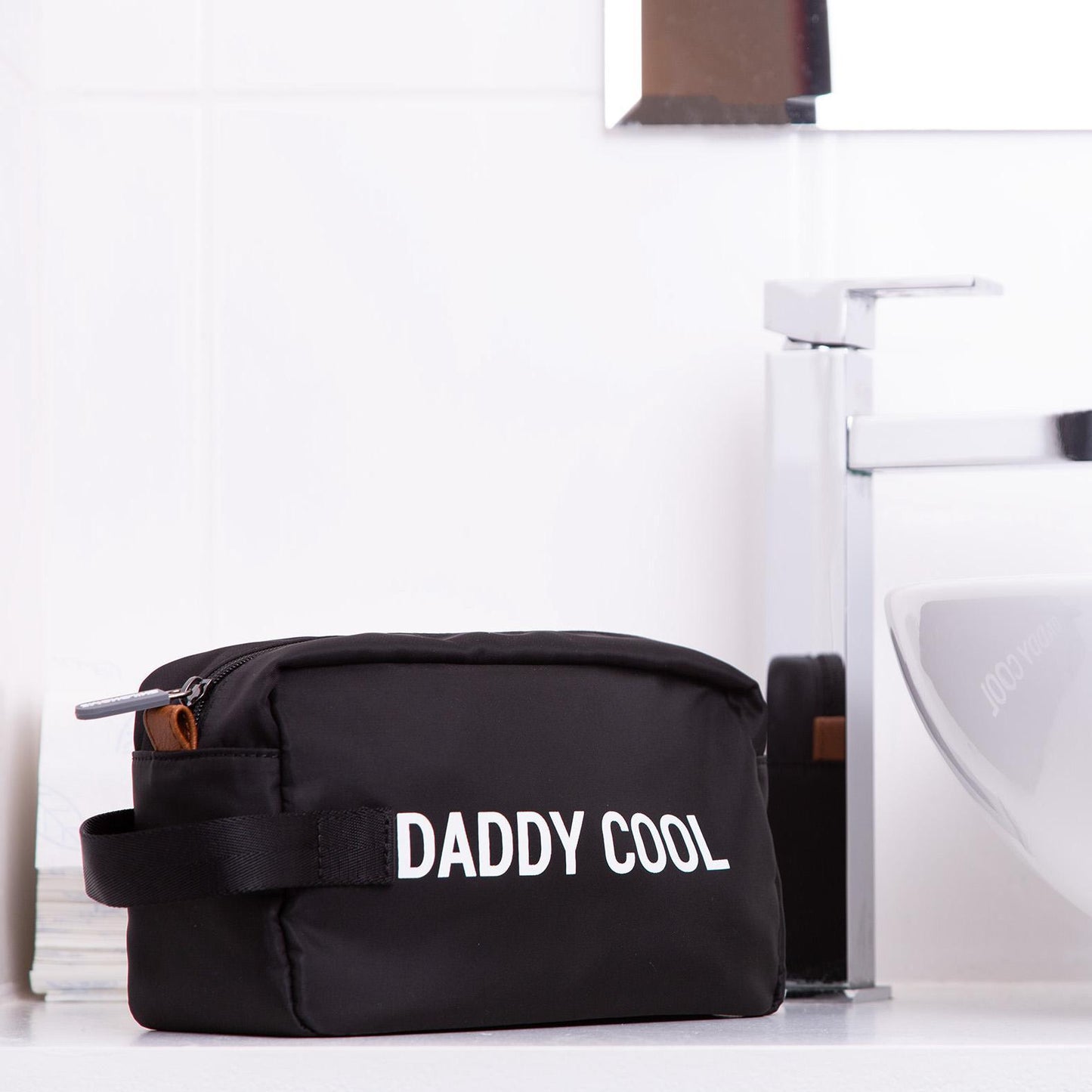 Trousse de toilette Daddy cool noir & blanc - Childhome