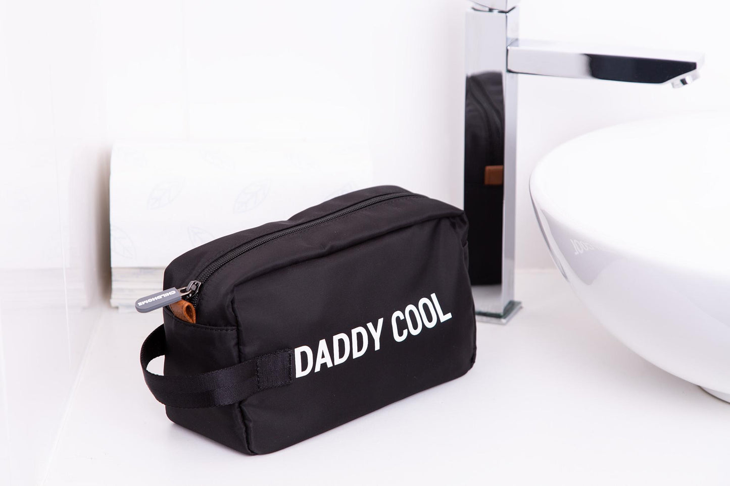 Trousse de toilette Daddy cool noir & blanc - Childhome