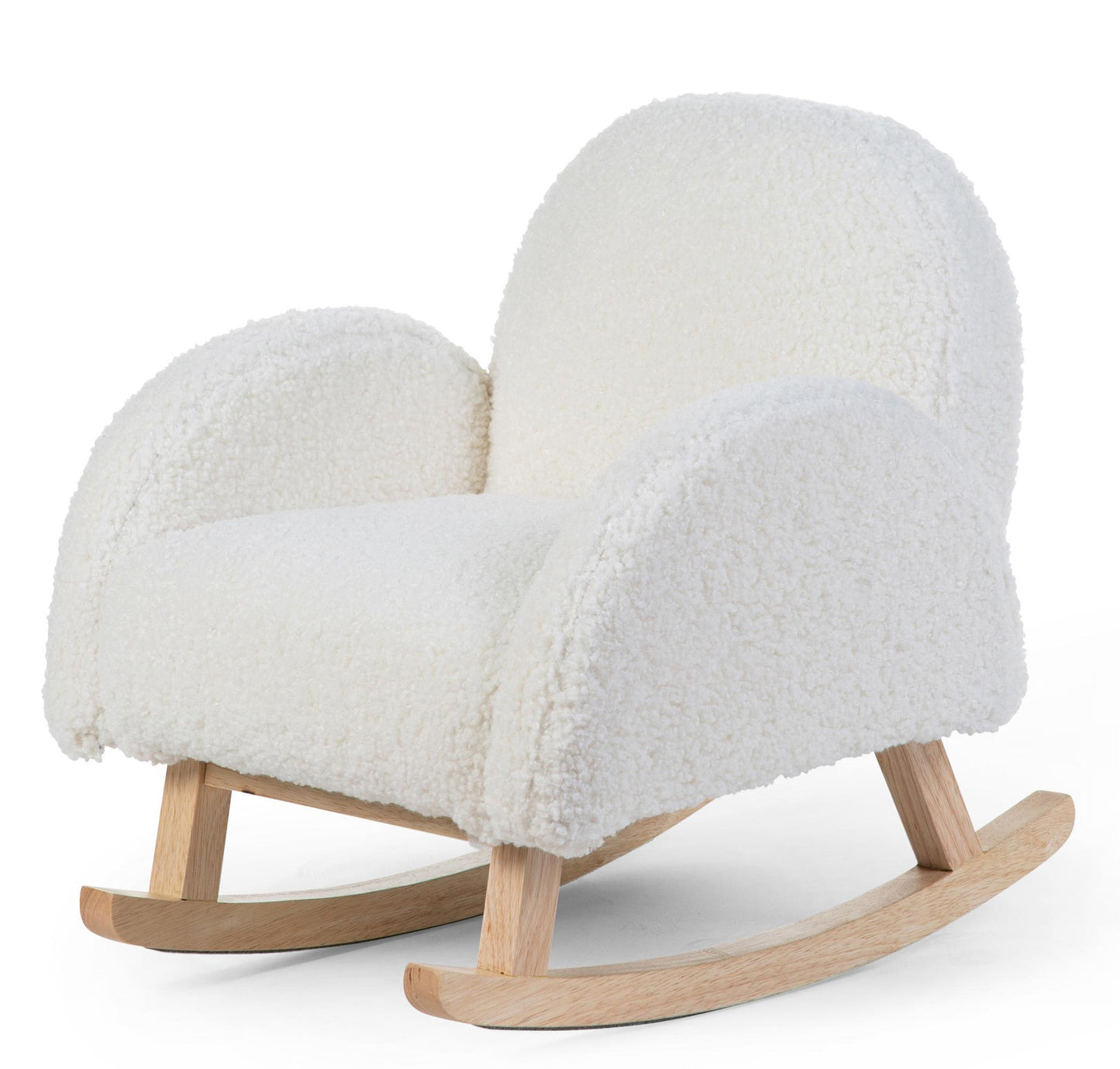 Fauteuil à bascule pour enfant Teddy ecru - Childhome