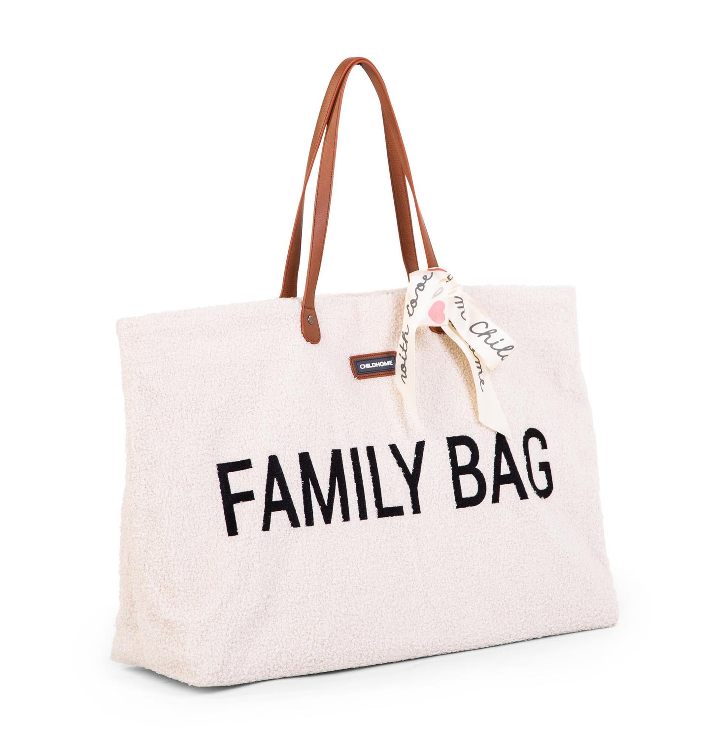 Sac à langer family bag Teddy écru - Childhome