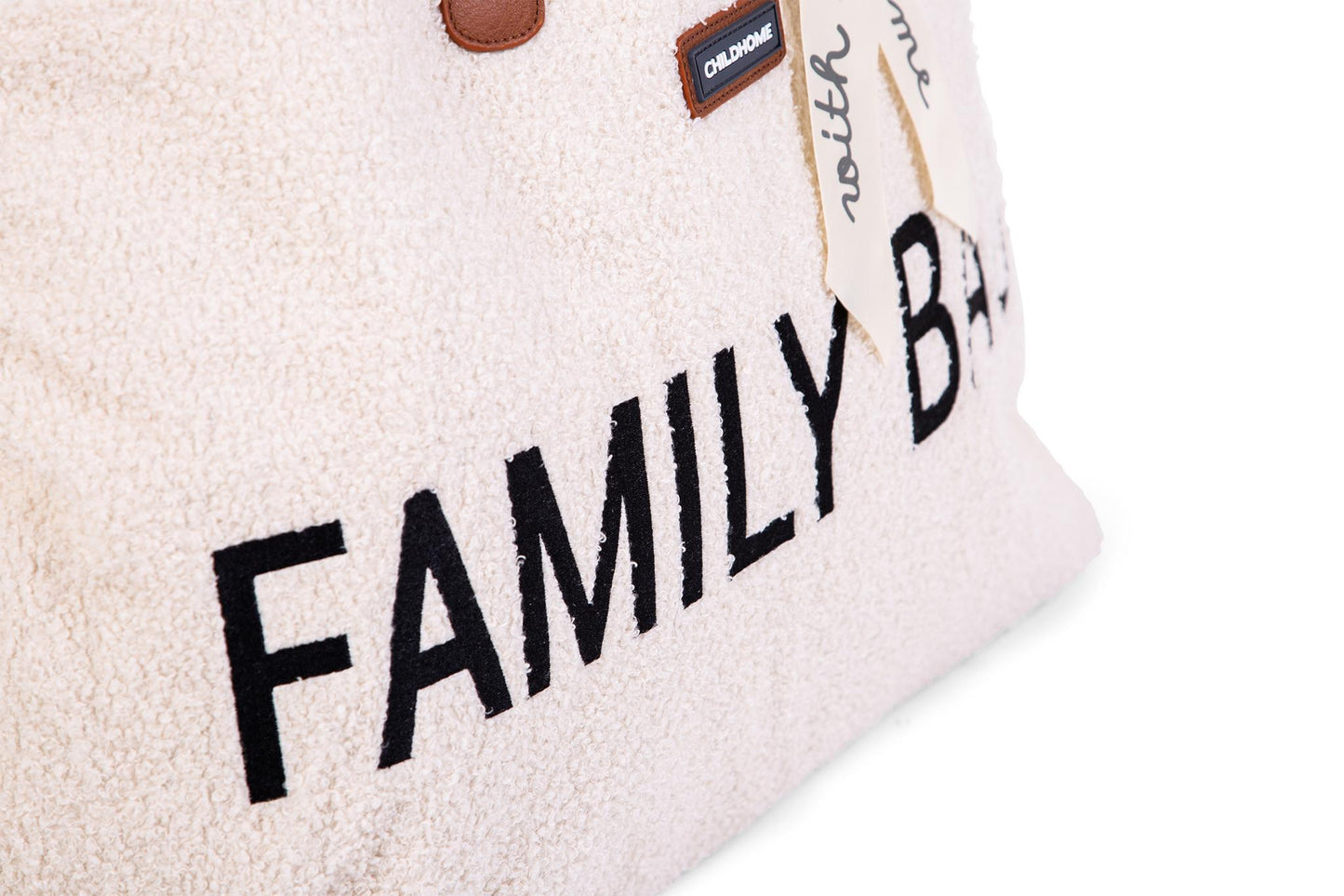 Sac à langer family bag Teddy écru - Childhome