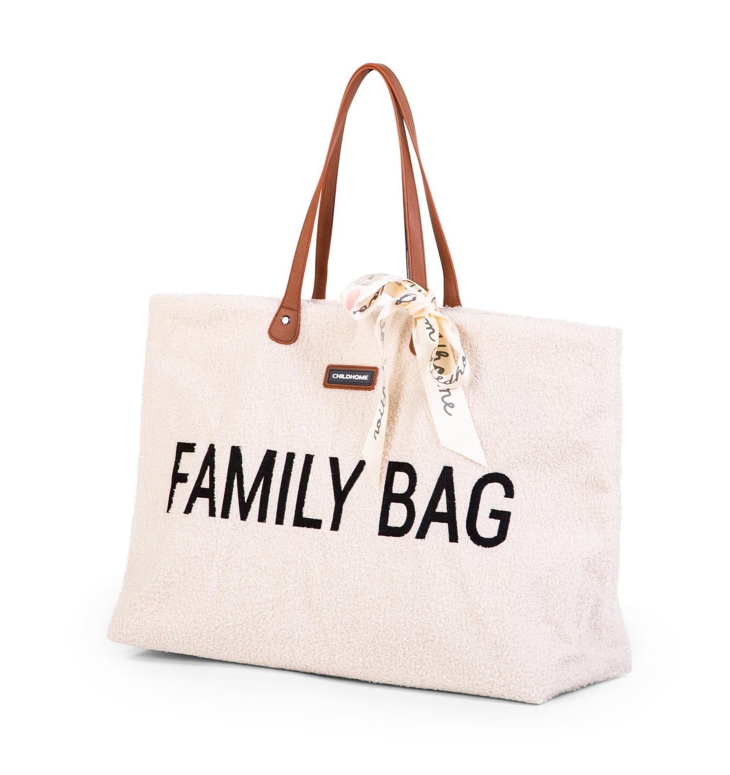 Sac à langer family bag Teddy écru - Childhome