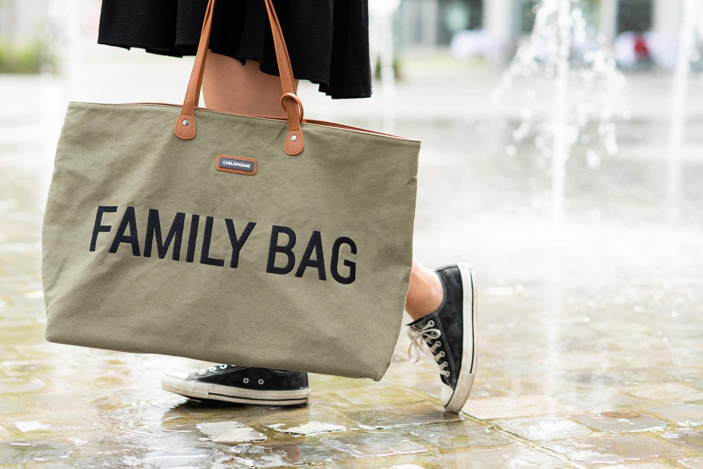 Sac à langer family bag kaki - Childhome