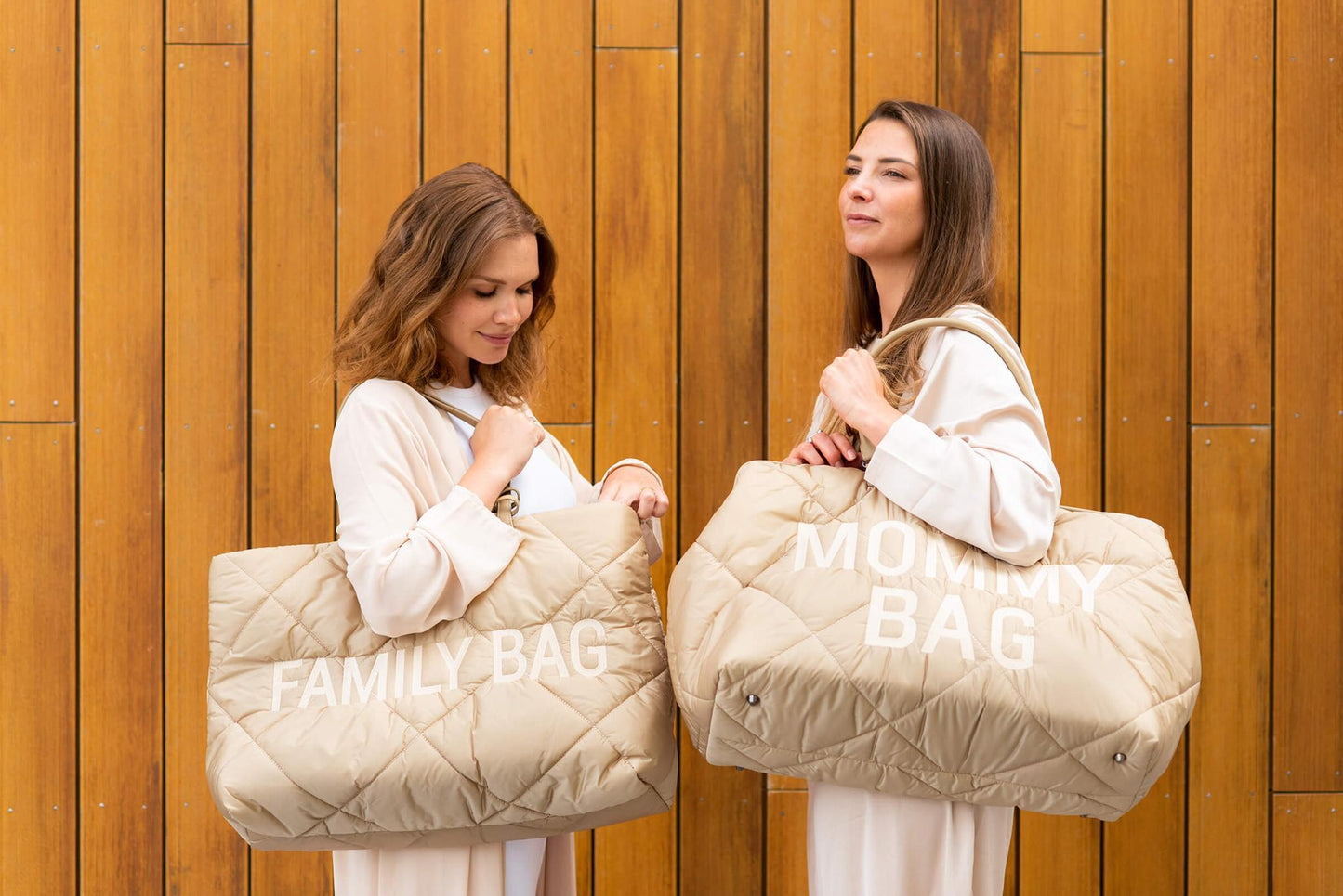 Family bag matelassé Beige - Childhome