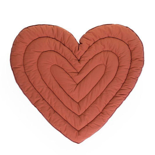 Tapis de jeu Coeur terracotta - Childhome