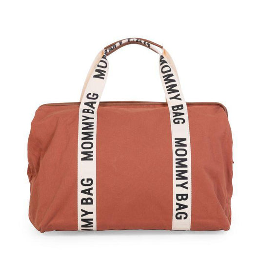 Sac Mommy Bag Signature canvas terracotta - Childhome