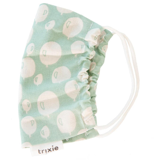 Reusable Organic Cotton Kids Face Mask - Balloon turquoise by Trixie