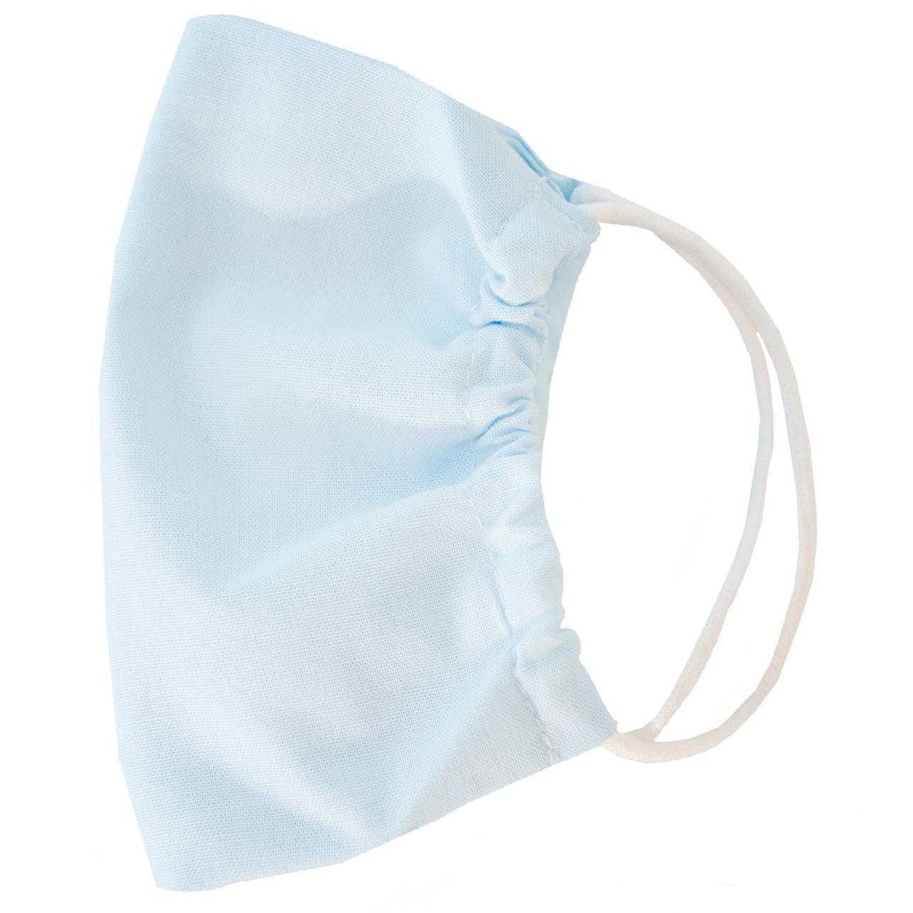 Reusable Children's Cotton Face Mask - Soft Blue by Trixie