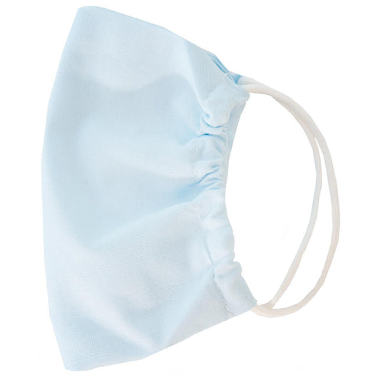 Reusable Children's Cotton Face Mask - Soft Blue by Trixie