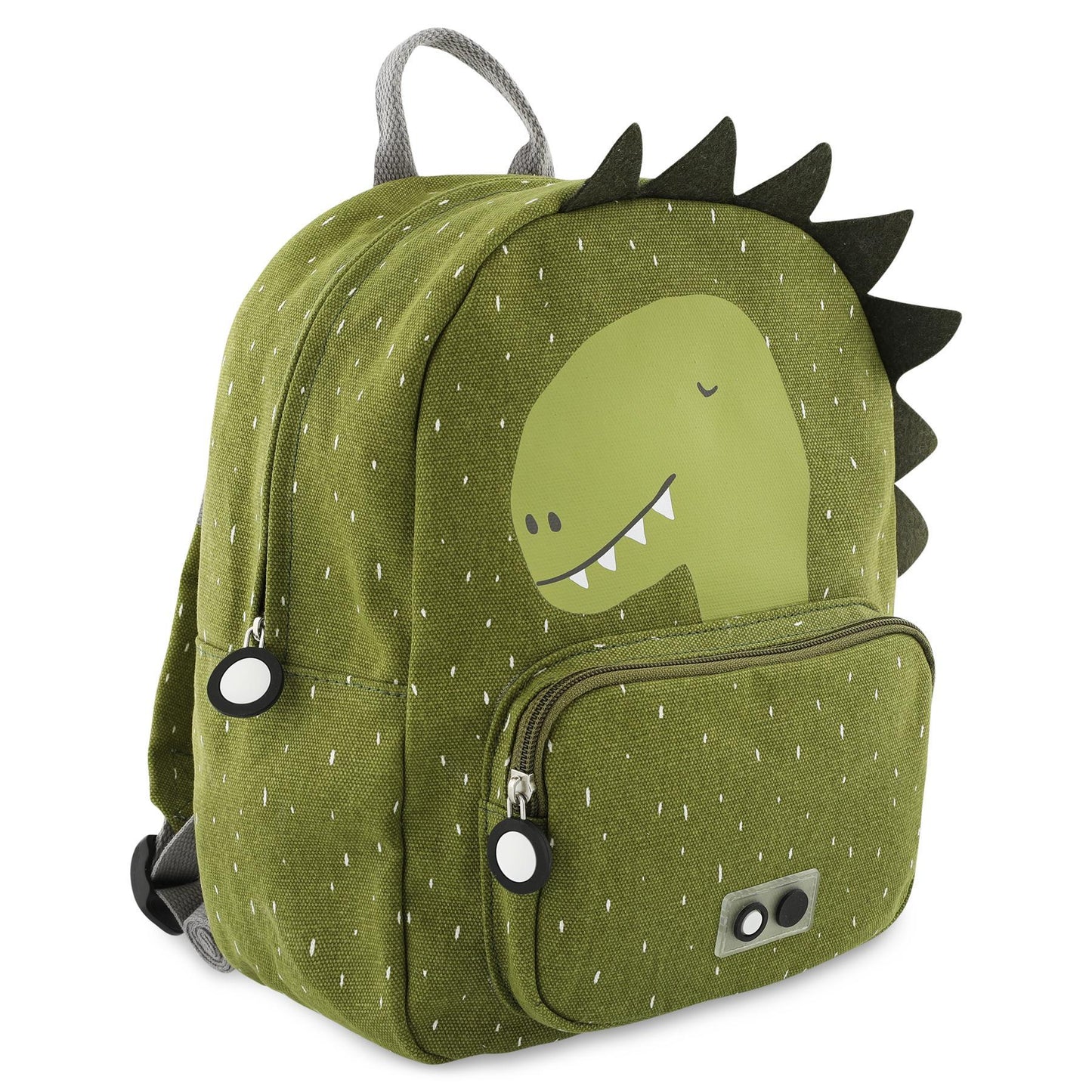 Mr. Dino Backpack by Trixie for Kids 2+ years - 23 x 31 x 10 cm - Cotton/Polyester/Cotton, Water-Resistant Acrylic Coating - Hand Wash Only