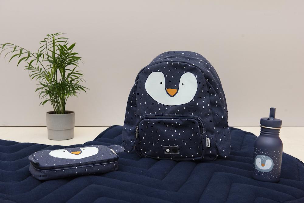 Mr. Penguin Backpack by Trixie - Waterproof, Padded Straps - Ages 2+