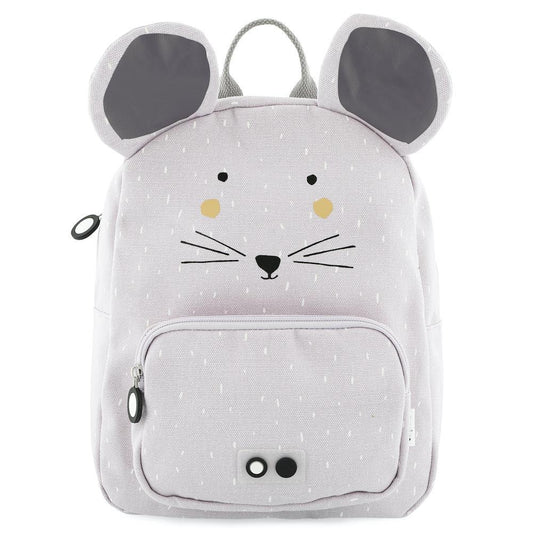 Mrs. Mouse Backpack by Trixie - Waterproof, Padded Straps - 23 x 31 x 10 cm - Ages 2+