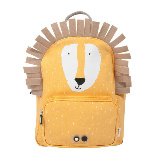 Mr. Lion Backpack by Trixie - Waterproof Coated Cotton - 23 x 31 x 12 cm