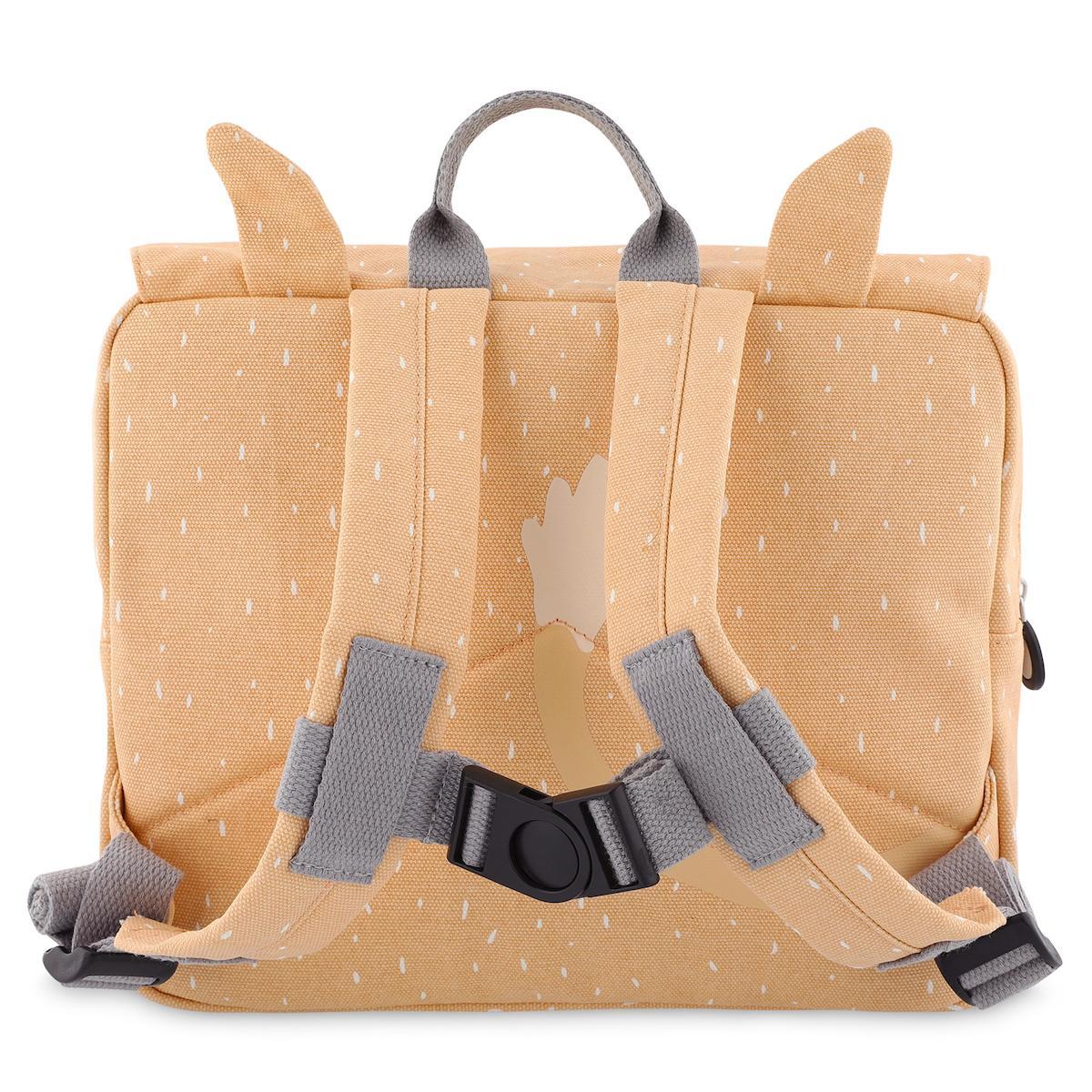 Mrs. Giraffe Kindergarten Backpack by Trixie - Adjustable Straps, Name Tag, Waterproof Coating