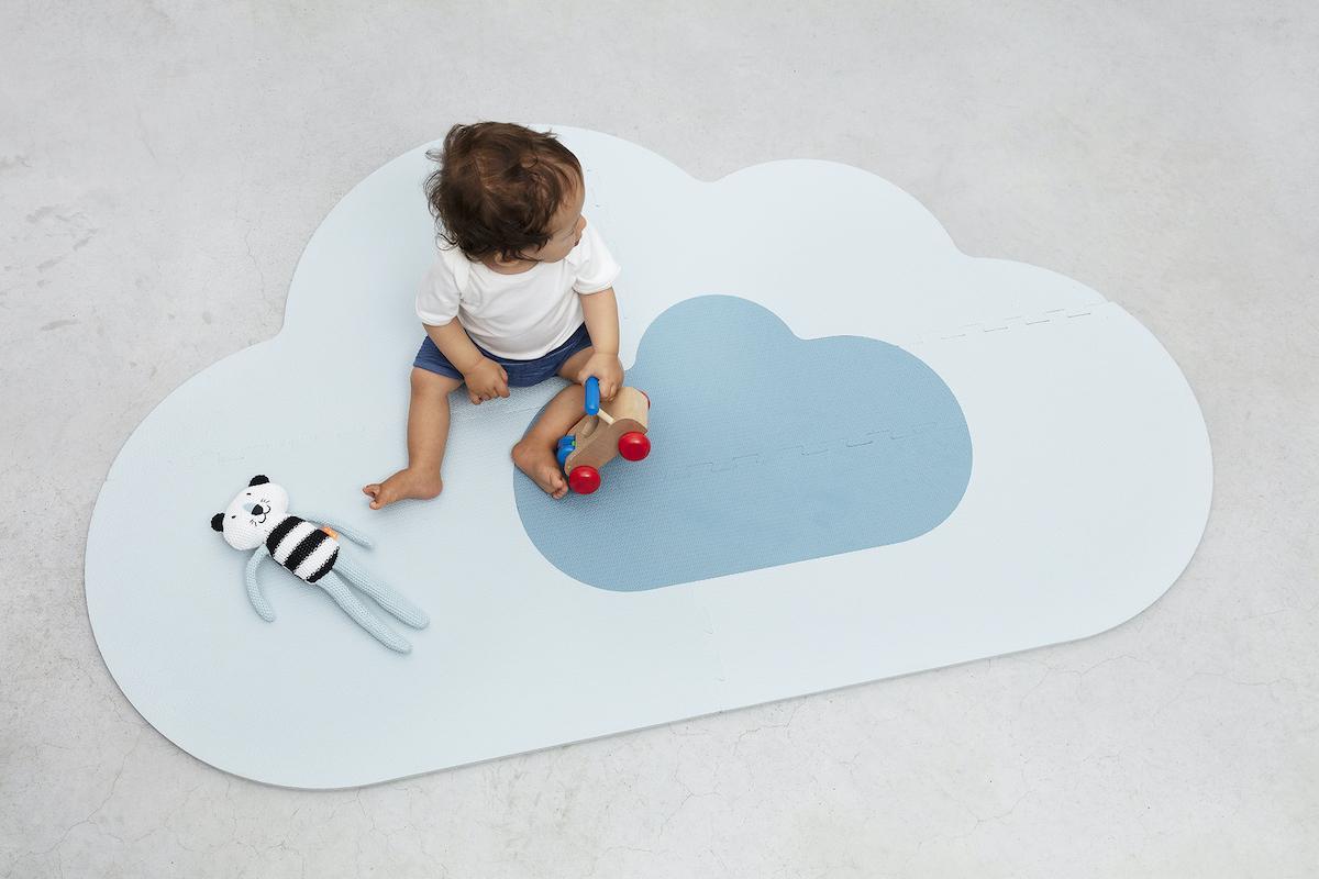 Tapis de jeu - Head in the clouds S - Dusty Blue