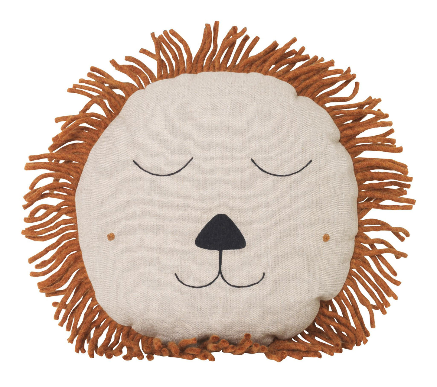 Coussin Safari lion - naturel