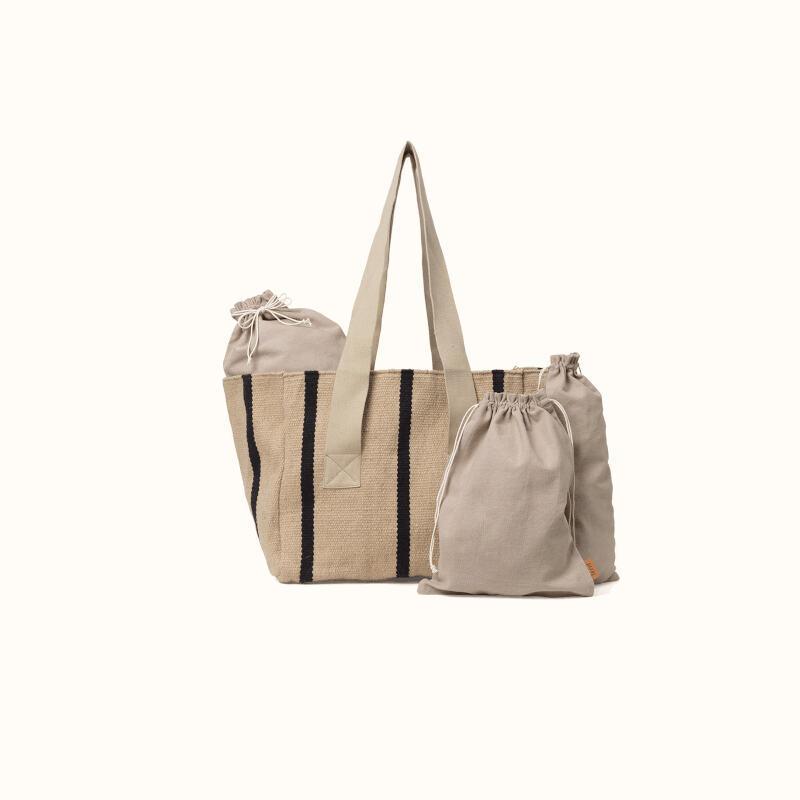 Yard Picnic Bag - Sand/Black