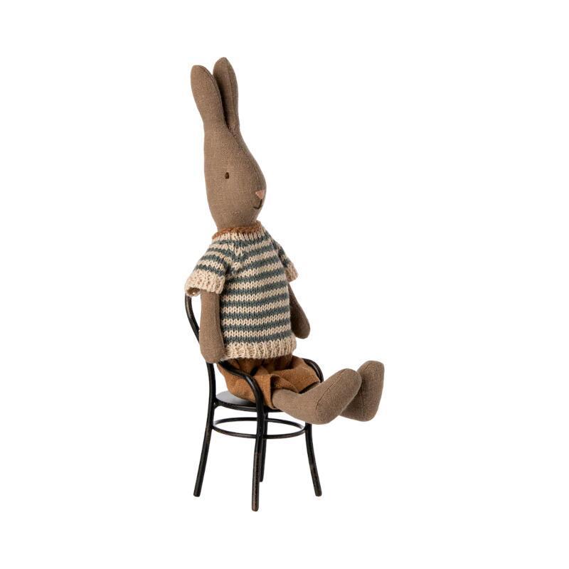 Poupée lapin taille 1 marron avec chemise et short - Maileg