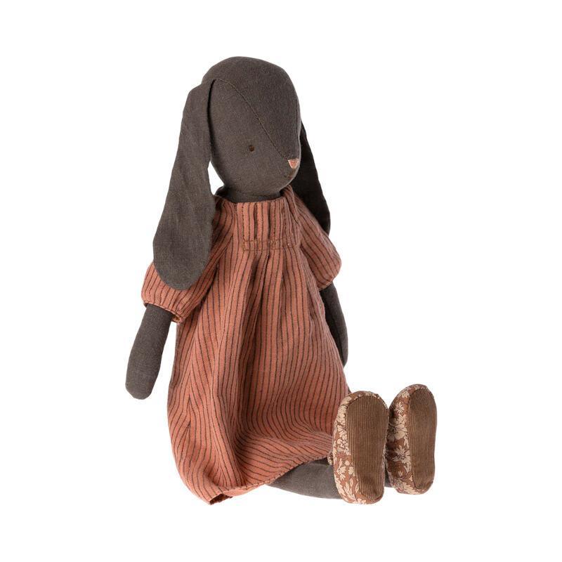 Poupée lapin taille 3 earth avec robe - Maileg