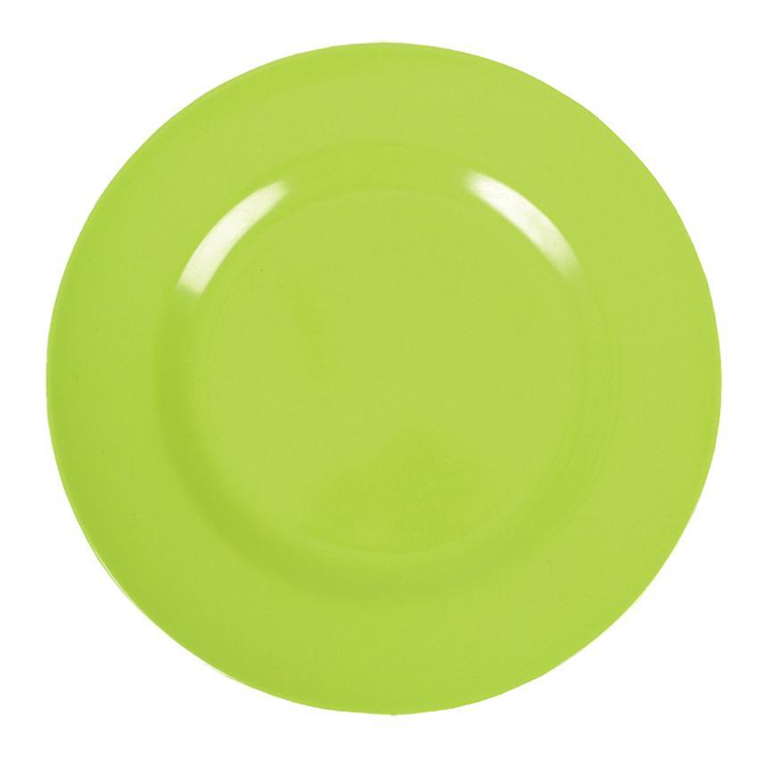 Assiette en mélamine 20 cm - Vert