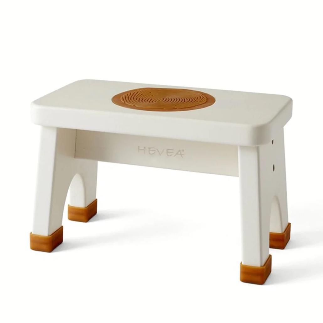 Tabouret pour enfant en bois blanc - Heveaplanet