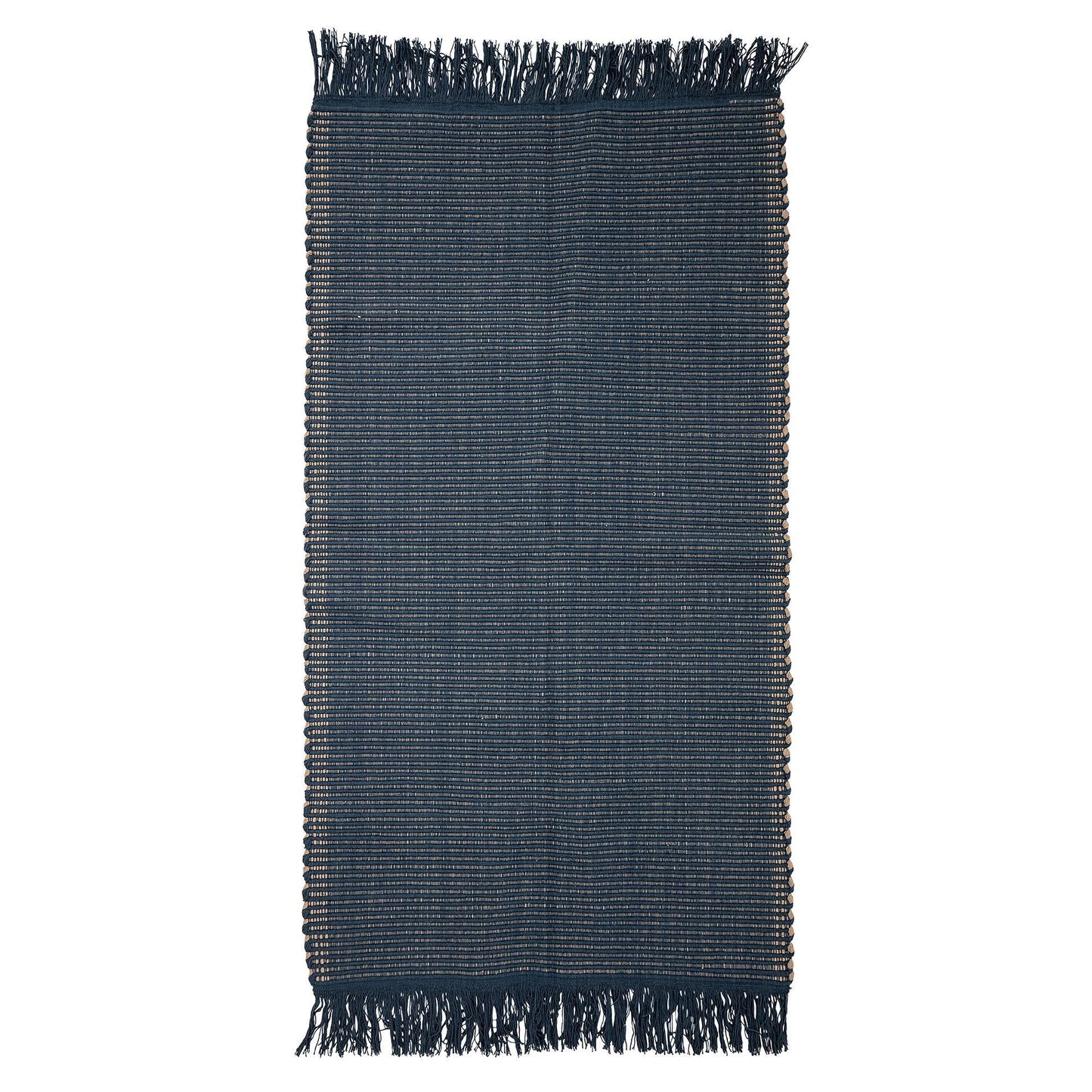 Tapis en coton Yuliyana - Bleu