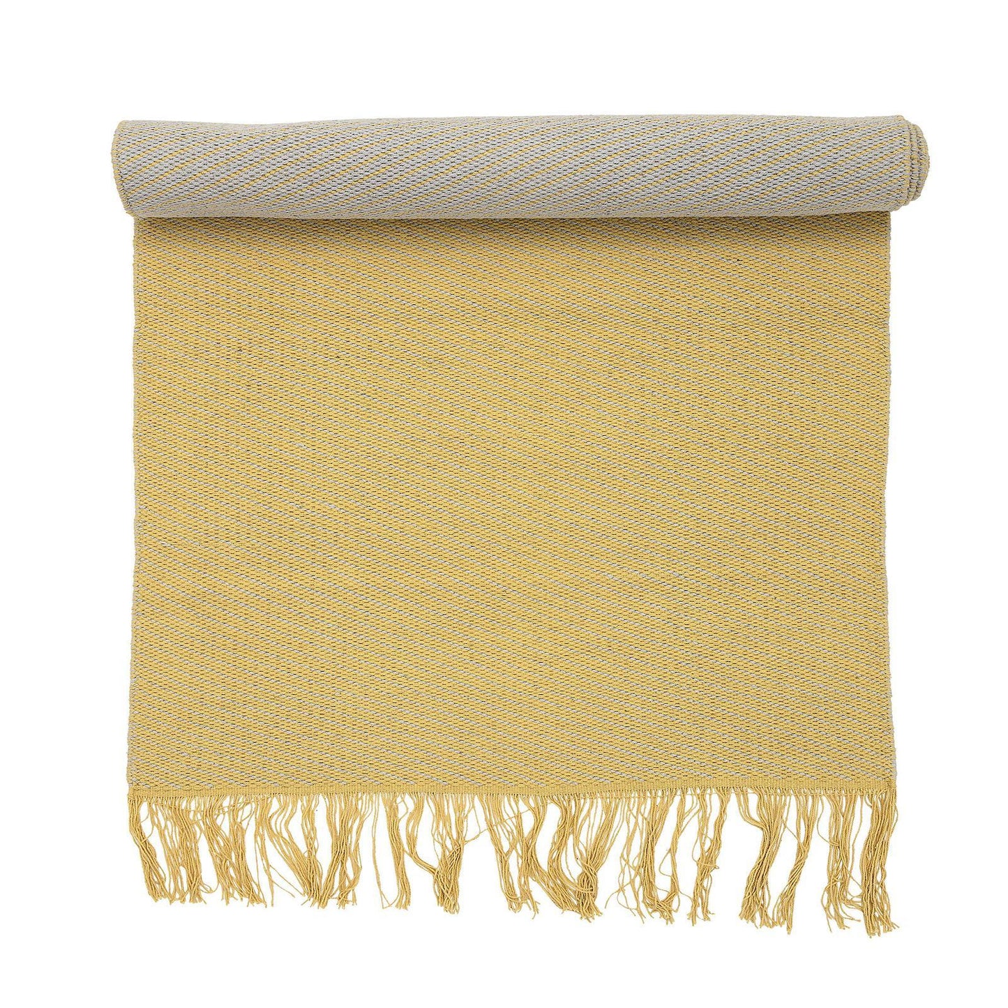 Tapis en coton Lisbeth - Jaune