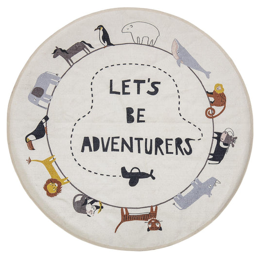 Tapis en coton - Let's be adventurers