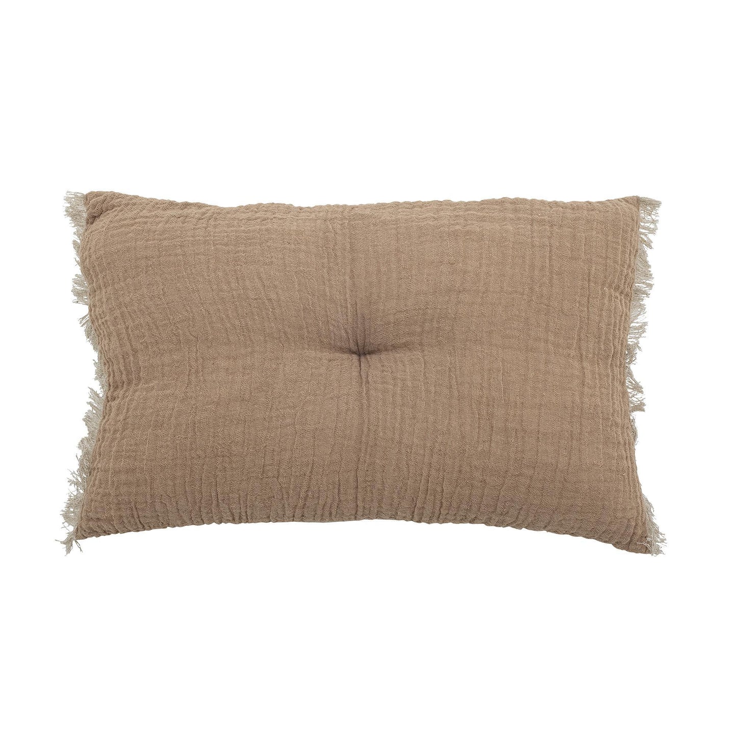 Coussin en coton Adita - Brun