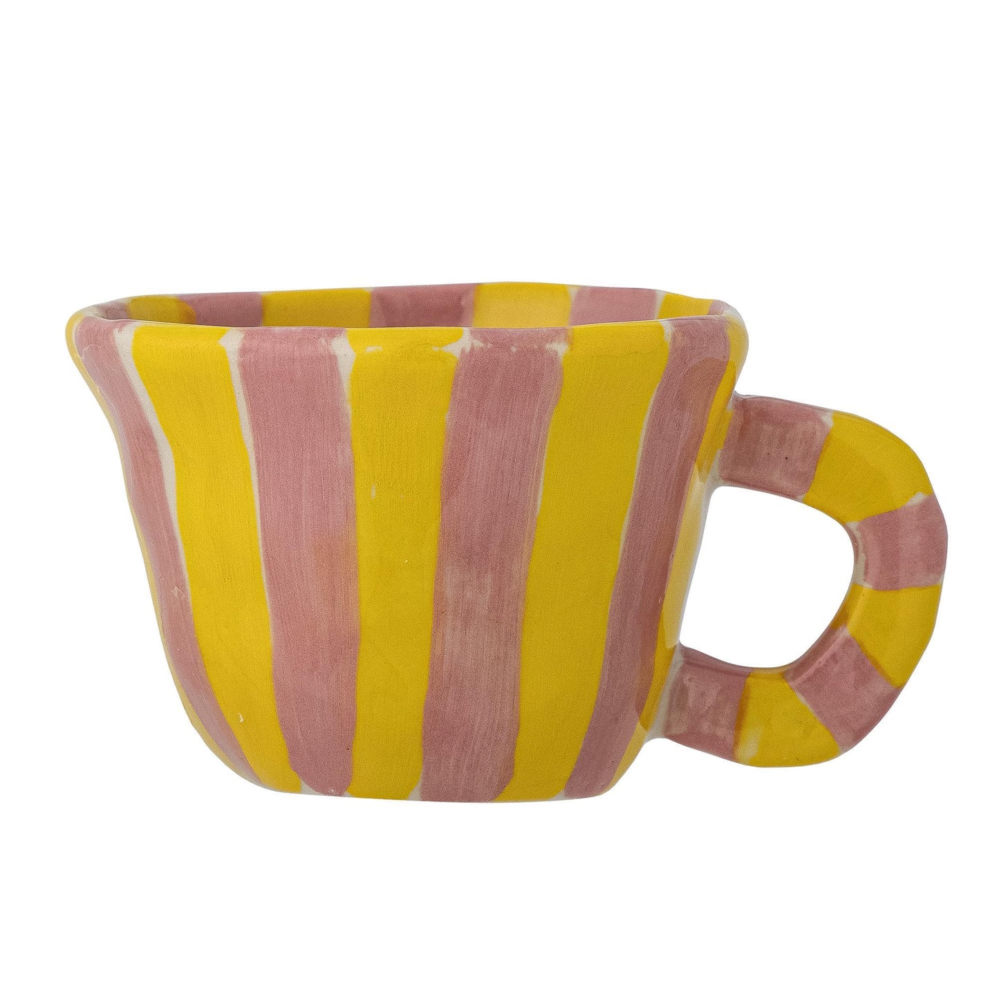 Tasse en céramique Nini - Rose & Rayures