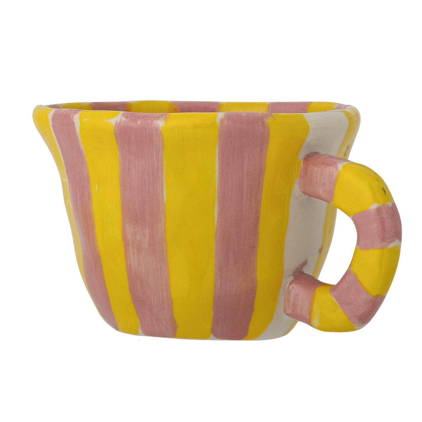 Tasse en céramique Nini - Rose & Rayures