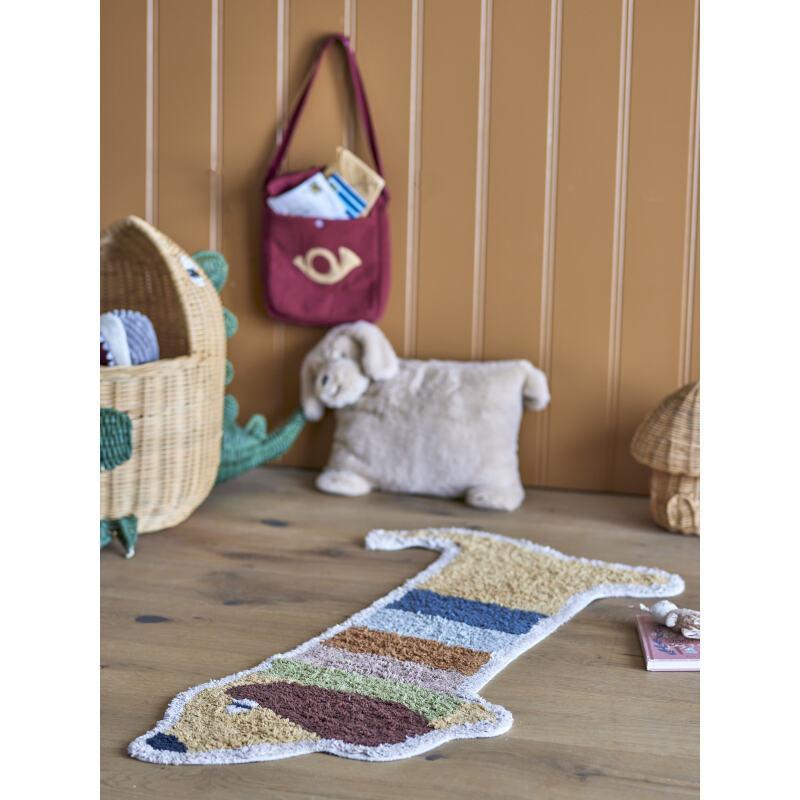 Tapis Charlie en coton - Marron