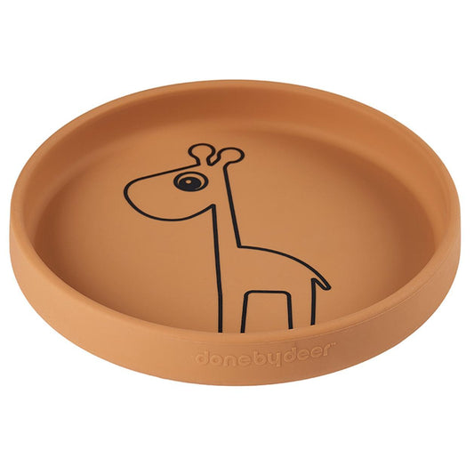 Assiette silicone Raffi mustard - Done by Deer