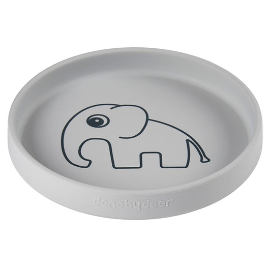 Assiette silicone Elphee grey - Done by Deer