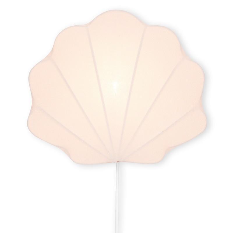 Lampe en tissu Coquillage - Blush