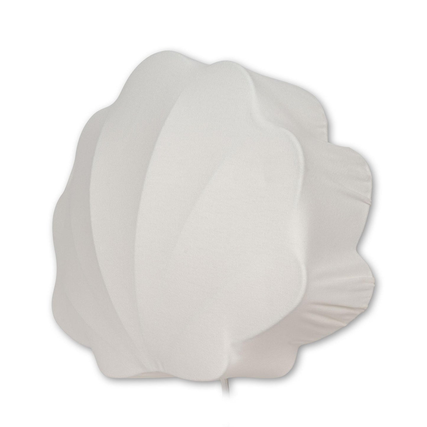 Lampe en tissu Coquillage - Blanc cassé