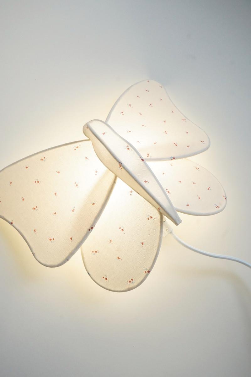 Lampe en tissu Papillon - Bloom Red/Blue