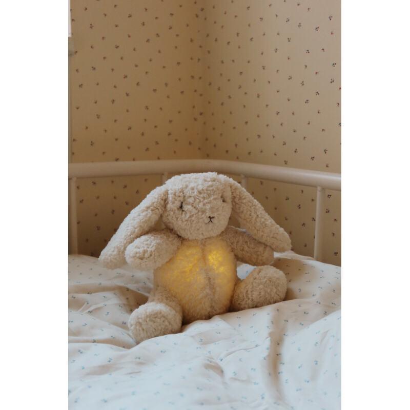 Peluche Lampe Led Bunny - Blanc Cassé - Konges Sløjd