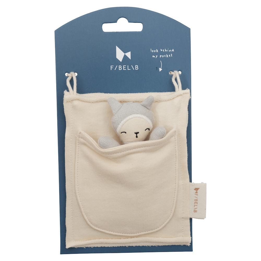 Petit doudou - Pocket Friend - Bunny foggy blue