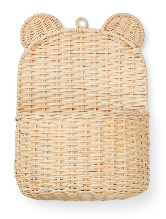 Natural Iben Wall Basket - Liewood